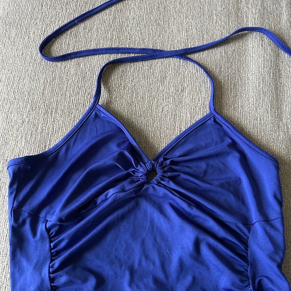 SHEIN new no tags large crop halter top